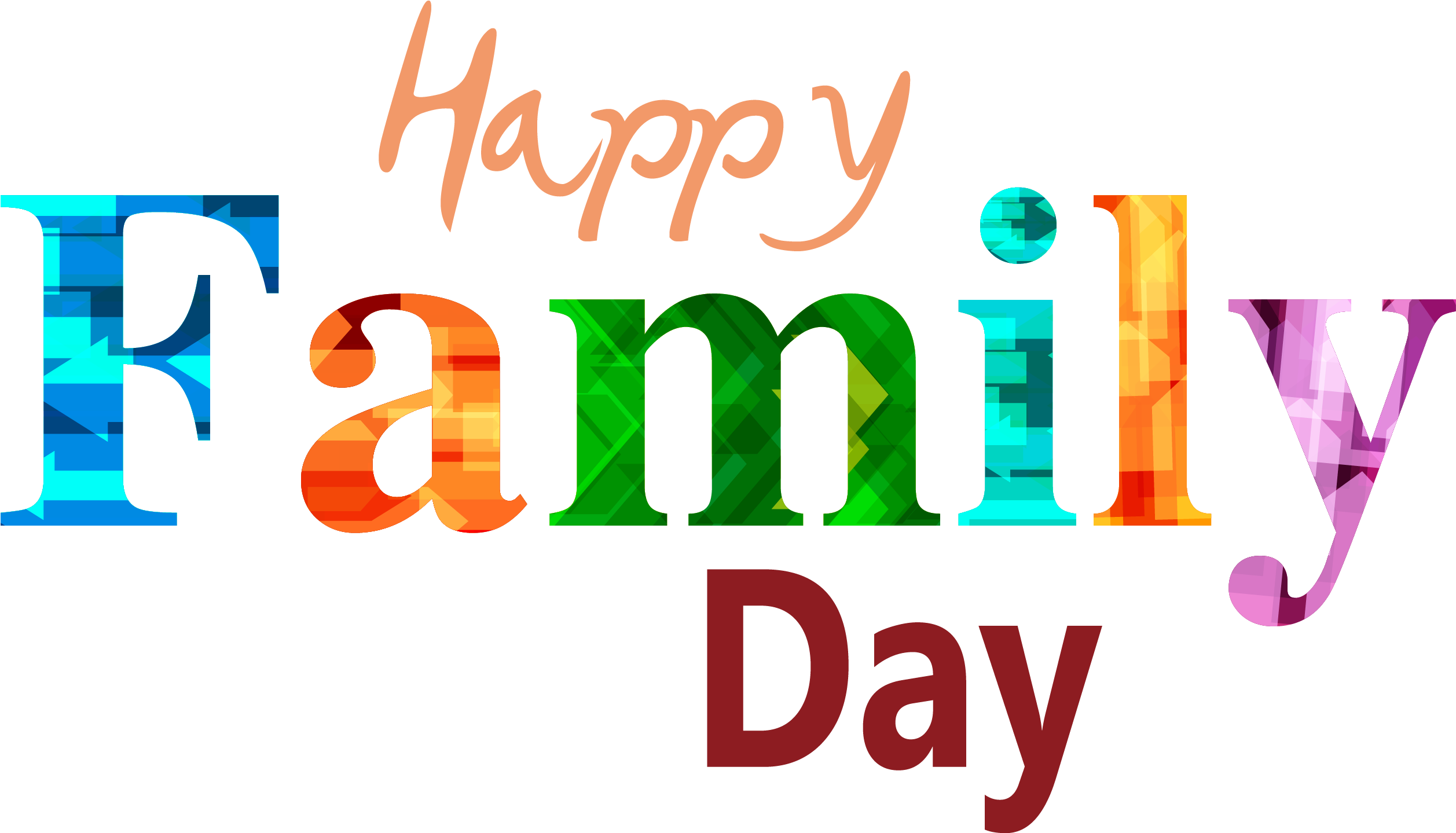 Vector Family Wordart - Family Gathering Vector Png (3041x1438)