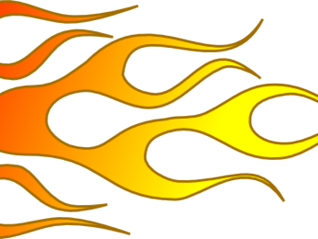 Flame Clipart Hot Rod - Hot Rod Flames Clip Art (640x480)