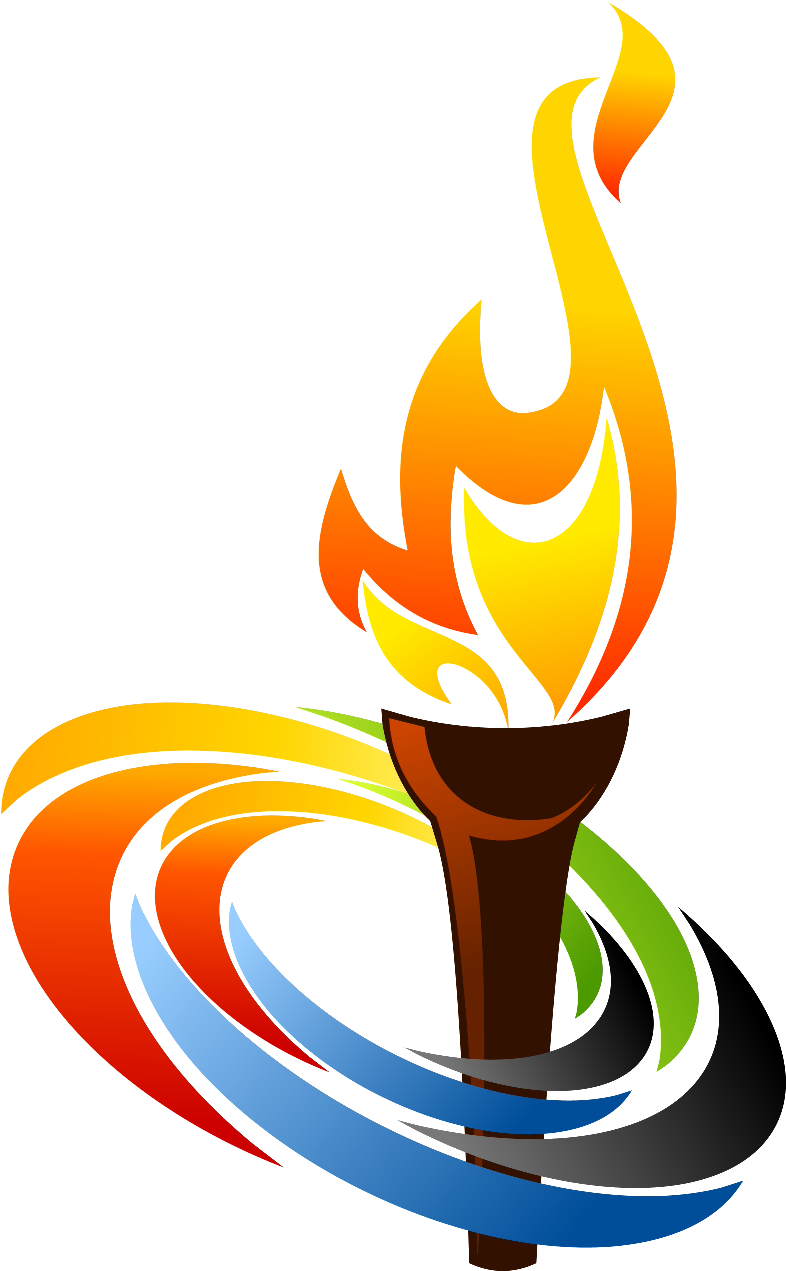 Sport Clipart Torch - Olympic Torch Png (856x1337)