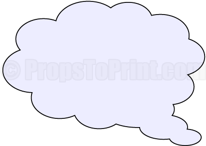 Printable Thing to consider Cloud Picture Booth Prop - Booth Props graphic about Printable Photo Booth Props Templates called Printable Strategy Cloud Photograph Booth Prop - Booth Props