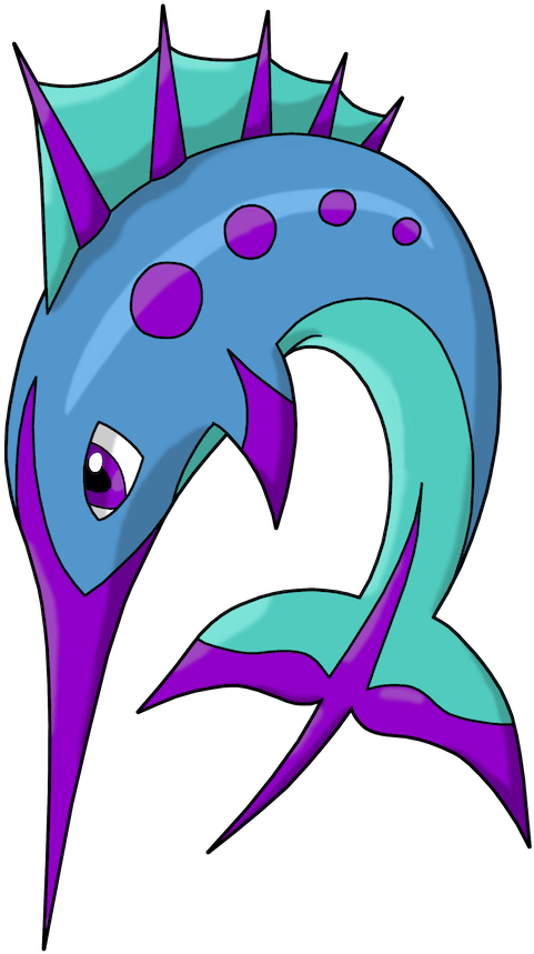 Meet The Venespadon, A Dangerous Poison/water Type - Water (750x1000)