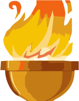 Olympic Day - Olympic Torch Clip Art (350x350)