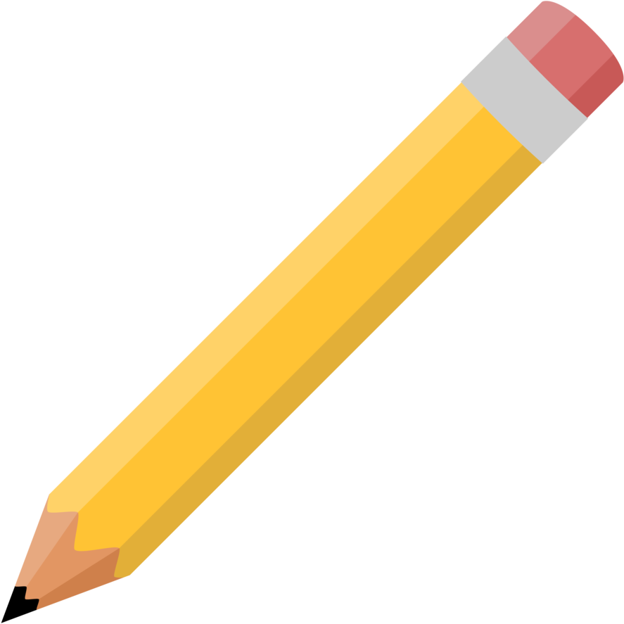Wooden Pencils Are Better Than Mechanical - Pencil Png (900x899)