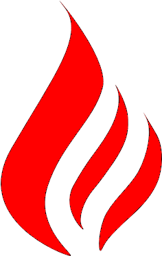 Fire Risk Assessment Liverpool - Red And White Fire Logo (382x376)
