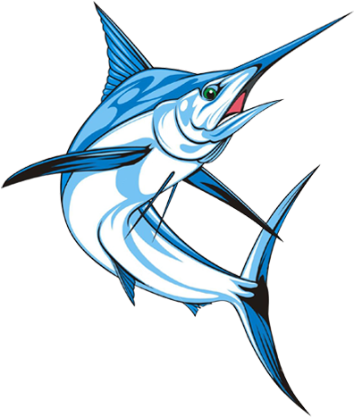 Null - Black And White Marlin (512x512)