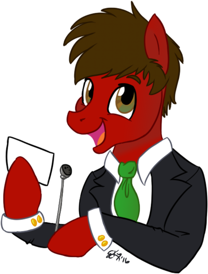 Tokens The Game Show Host By Cluttercluster - Cartoon (894x894)