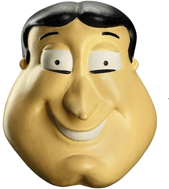 Family Guy "quagmire" Character Head Shooter - Family Guy Quagmire Deluxe Adult Mask (756x756)