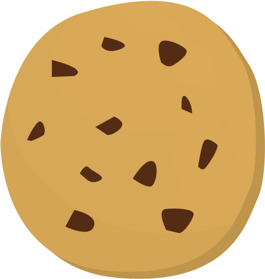 Chocolate Chip Cookie Clipart (564x600)