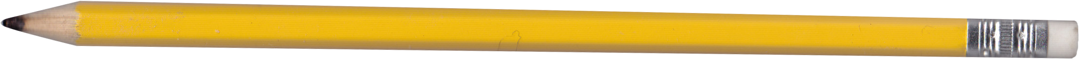 High Resolution Hb Yellow Pencil Png Clipart - Plastic (2353x300)