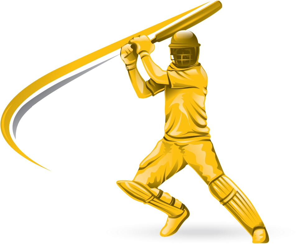 Cricket Player Png - Cricket Batsman Clipart Png (1042x805)