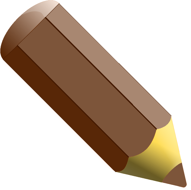 Free To Use Public Domain Pencil Clip Art - Buntstift Braun (681x655)