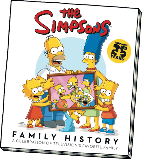 About The Simpsons Family History - Simpsons Family History By Matt Groening (500x546)