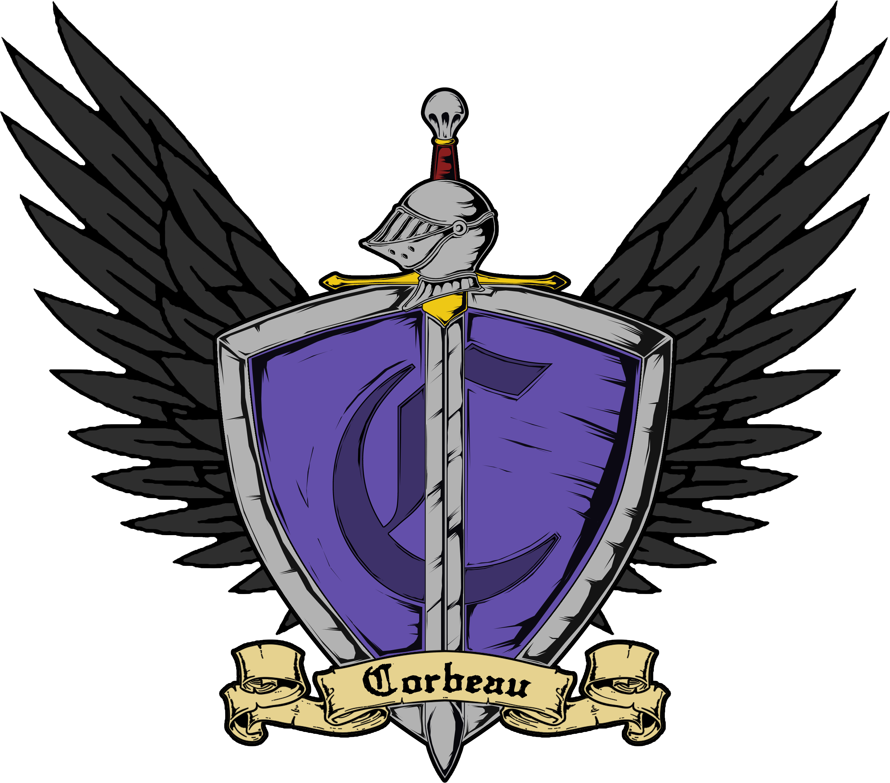 Corbeau Family Crest - Corbeau Family Crest (2841x2499)