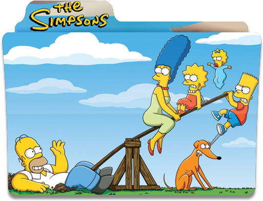 Die Simpsons, Familie, Park, Ordner, Ordner Symbol - Simpsons Season 22 (512x512)