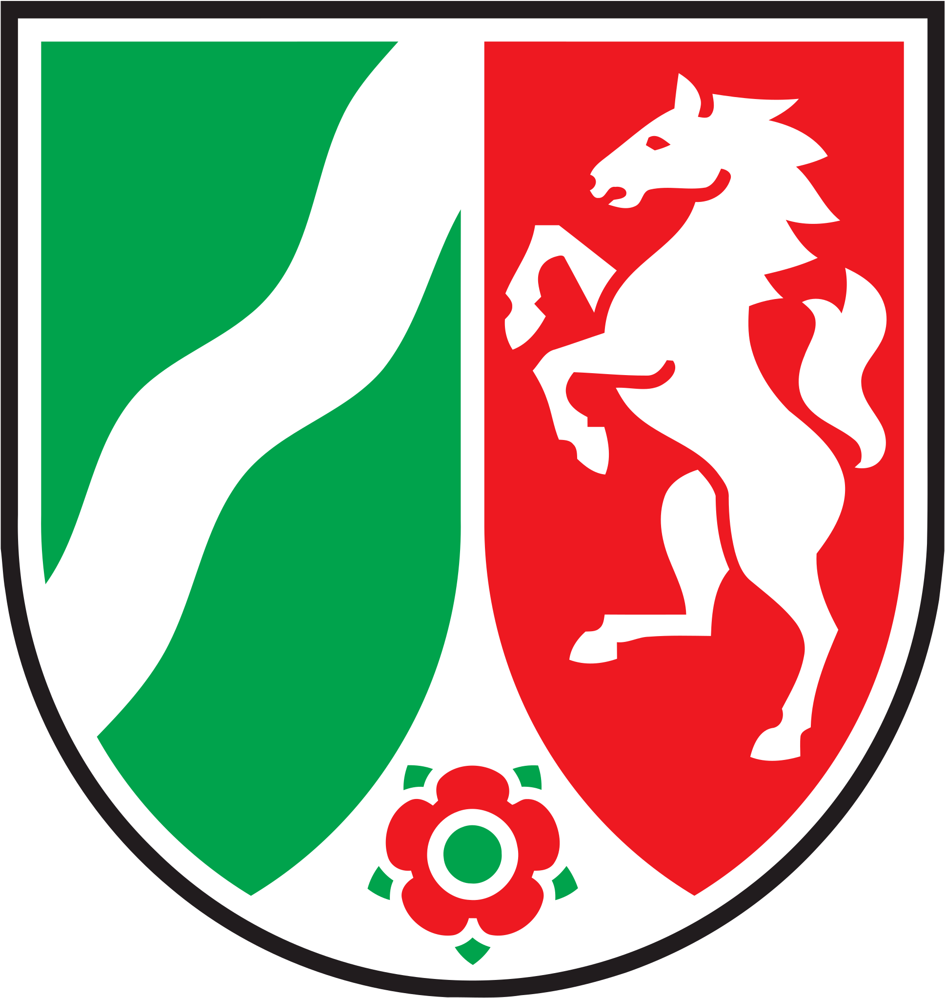 Open - Coat Of Arms Of North Rhine-westphalia (2000x2098)