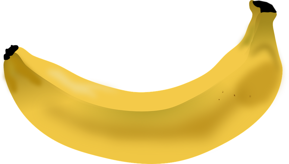 Banana Clipart Horizontal - Banano Amarillo (960x545)