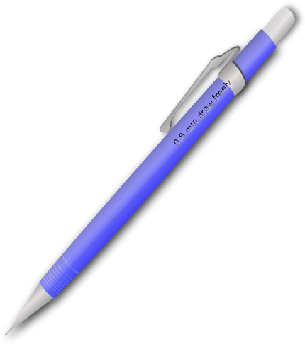 Pencil Clipart - Mechanical Pencil (566x800)