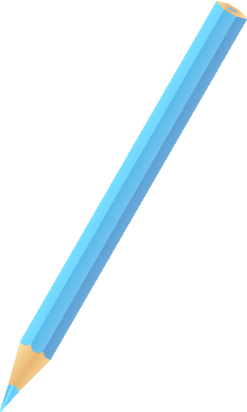 Pencil Clipart Light Blue - Caran D Ache 888 Infinite Ballpoint Pen (360x600)