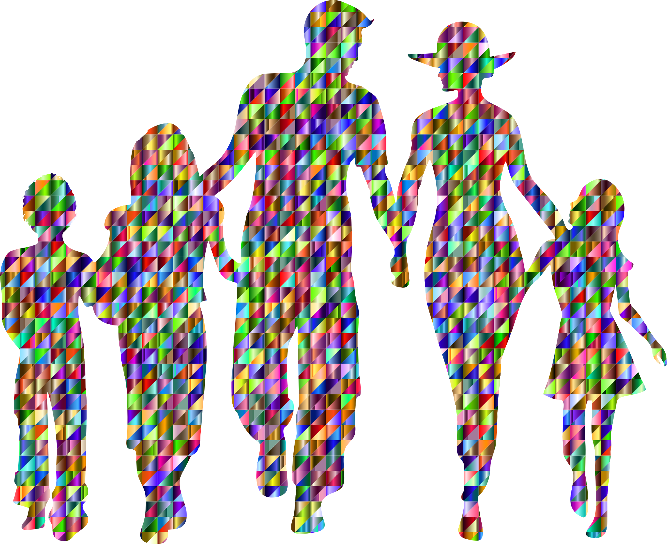 Triangular Family - Thank God Notebook/journal/diary (2296x1872)