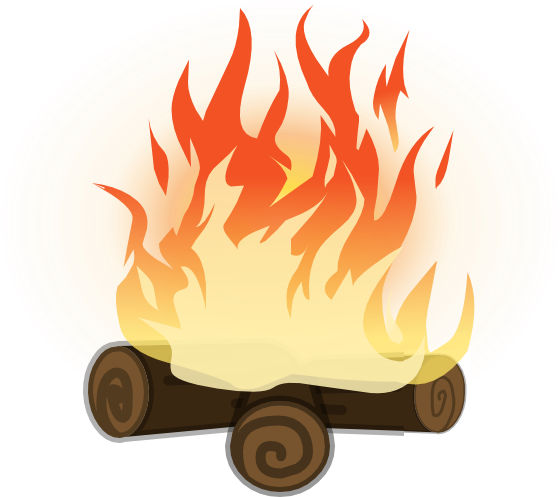 Feu Camp Png (589x500)