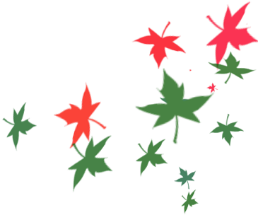 Halloween-farben Mit Schwarzem Verlässt Duschvorhang (374x374)
