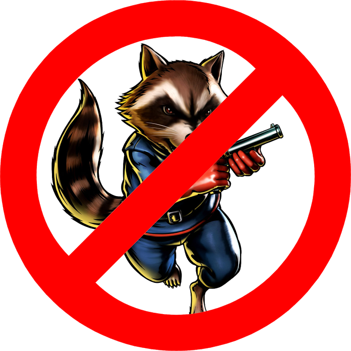 Marvel Cuts Rocket Raccoon From Upcoming Guardians - Ultimate Marvel Vs Capcom 3 (696x696)