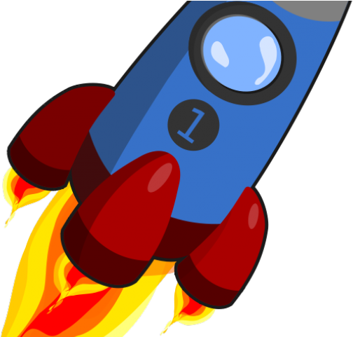 Cartoon Rocket Images - Rocket Animation Png (640x480)