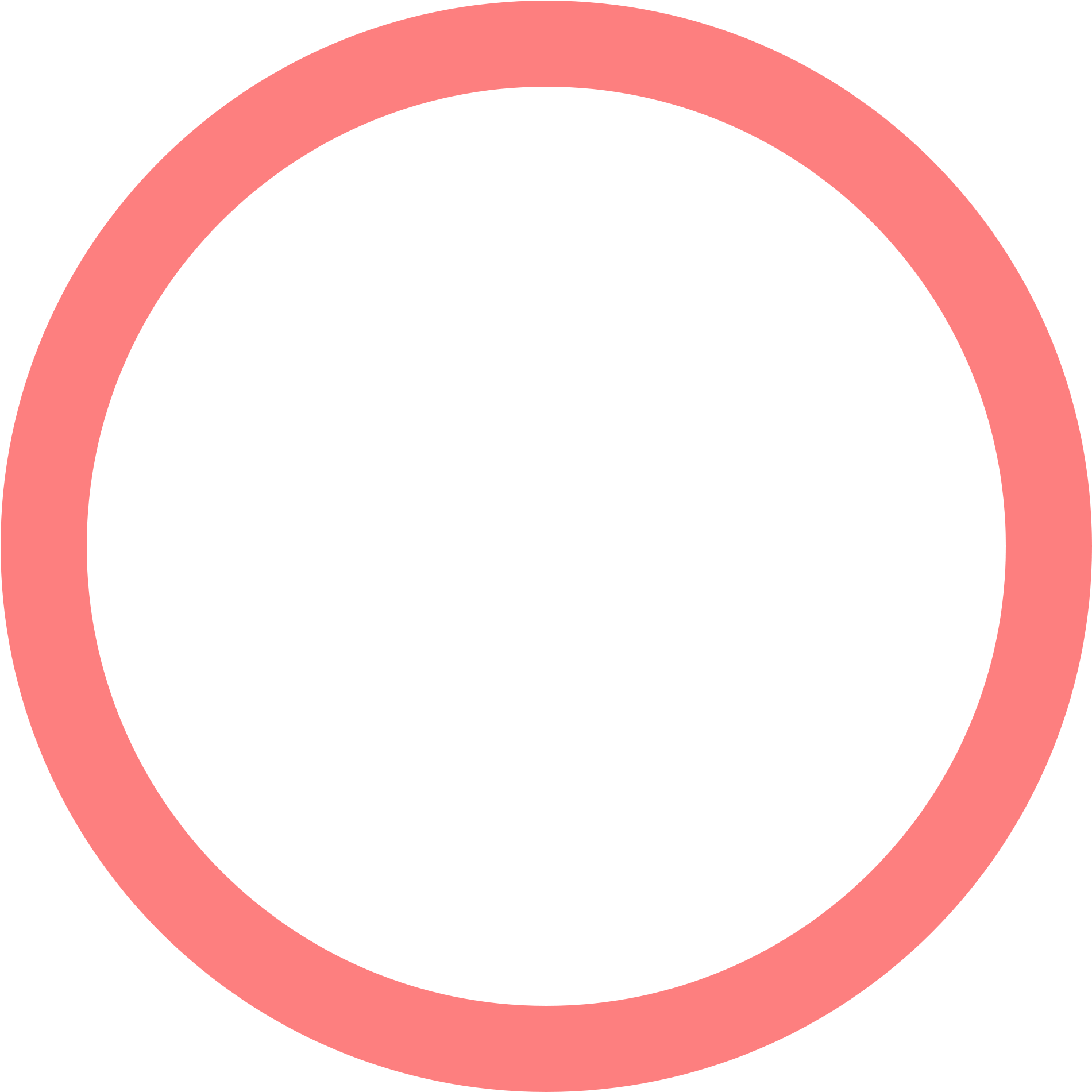 Circle Clipart Red - Red Circle Border Png (2000x2000)