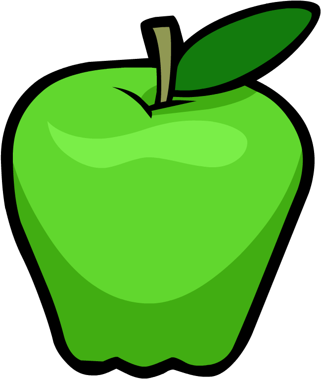 203 × 240 Pixels - Clip Art Green Apple (649x766)