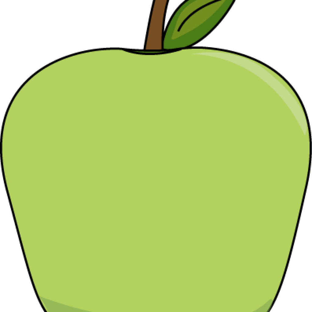 Green Apple Clipart Big Green Apple Clip Art Big Green - Clip Art (1024x1024)
