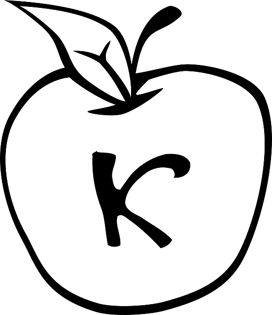 Apple, Food, Fruit, Apples, Outline, White - Apple Clip Art (552x640)