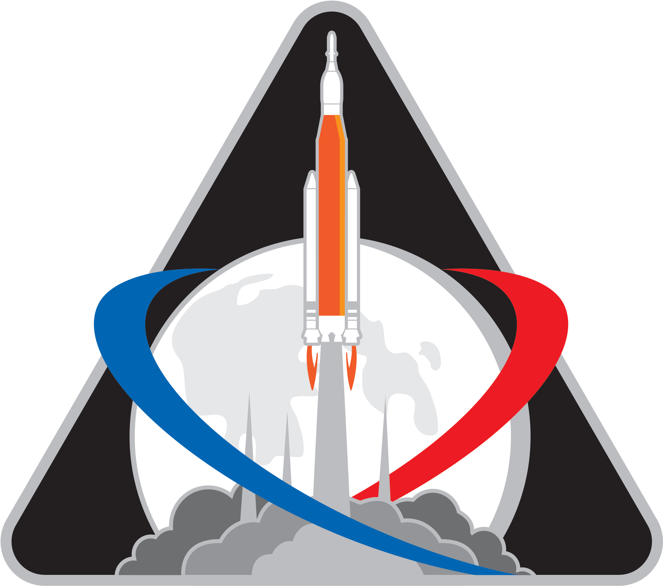 Here Is The Design For The Exploration Mission 1 Patch - Nasa Em 1 Patch (2177x1906)