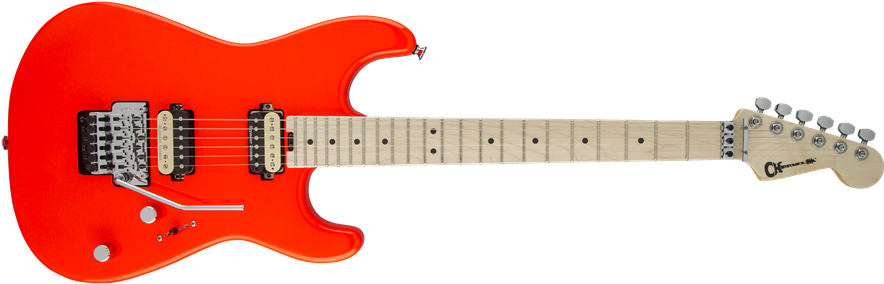 Pro-mod San Dimas® Style 1 Hh Fr M, Maple Fingerboard, - Charvel Pro Mod San Dimas Rocket Red (886x300)