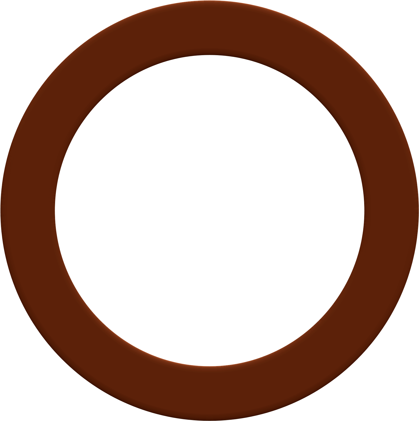 Circle Clipart Brown Pencil And In Color Circle Clipart - Narguile (1800x1800)