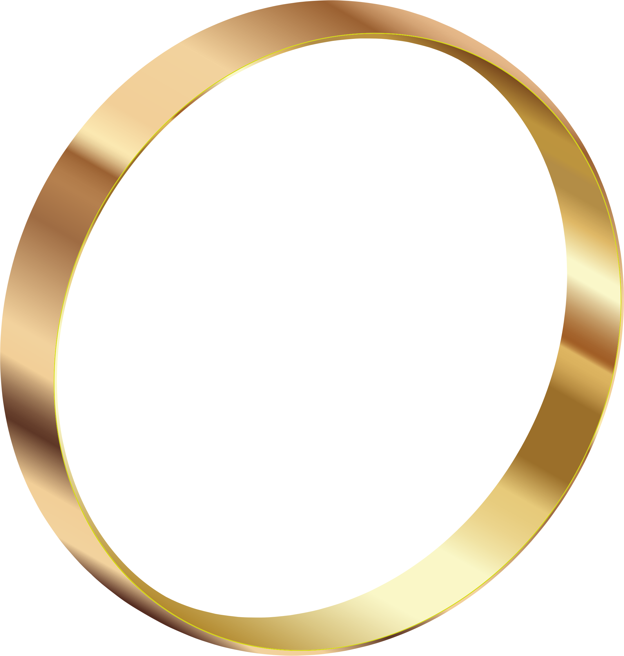 Ring Clipart Gold Ring - Gold (2152x2262)