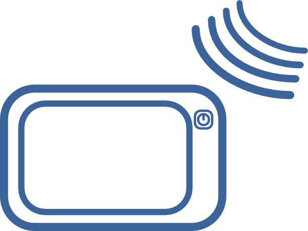 Gps Navigation Signal Icon Clip Art - Sat Nav Vector (1057x750)