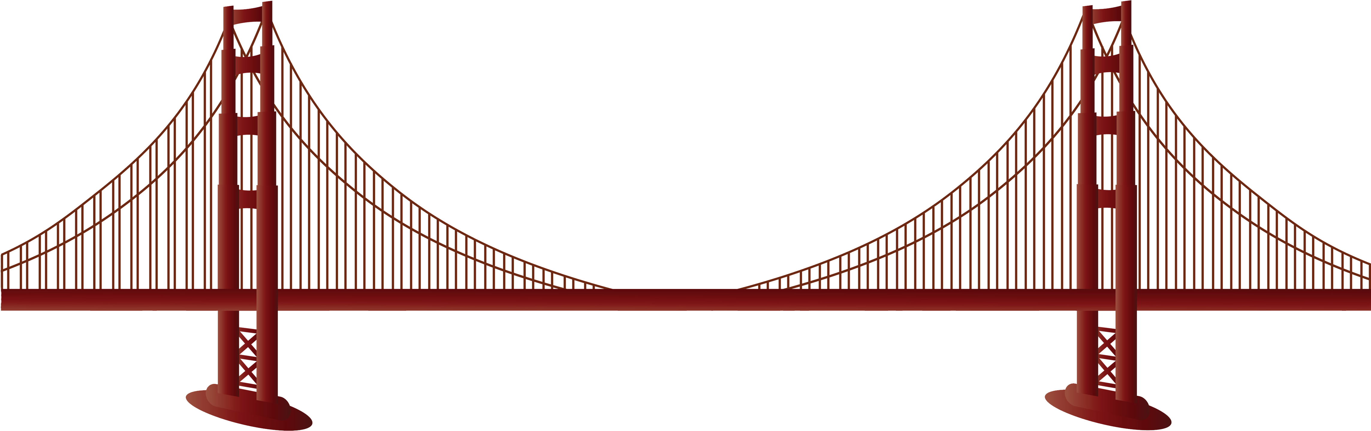 Golden Gate Bridge Palace Of Fine Arts Theatre San - Golden Gate Bridge Drawing (4574x1438)