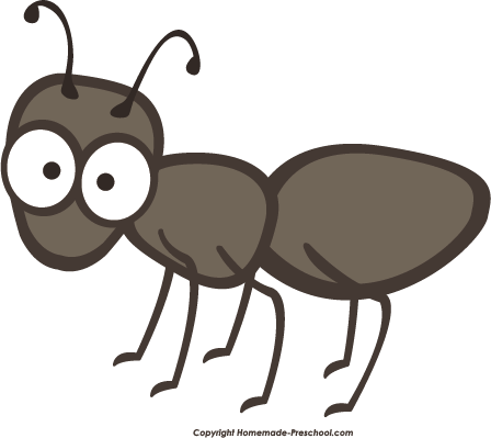 Strikingly Ideas Ant Clipart Best Of Black Cartoon - Ant Clipart Black And White (448x399)