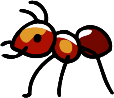 Ants Png Images Free Download - Ant Cartoon No Background (646x341)