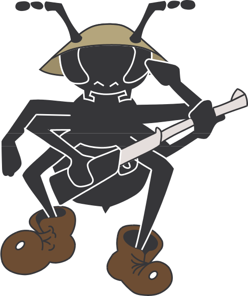 Free Clipart Of An Ant - Ant Soldier Clipart (498x594)