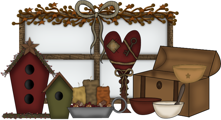 Teresas Country Treasures - Country Store Clip Art (752x408)