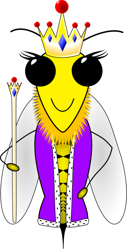 Ant Clipart King Pencil And In Color Ant Clipart King - Queen Of Ants Clipart (410x800)