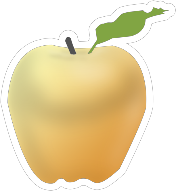 B *✿*one Apple A Day - Clip Art (702x800)