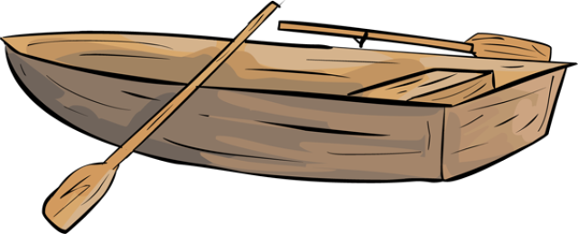 Cruise Clipart Sailboat - Row Boat Clipart (640x259)