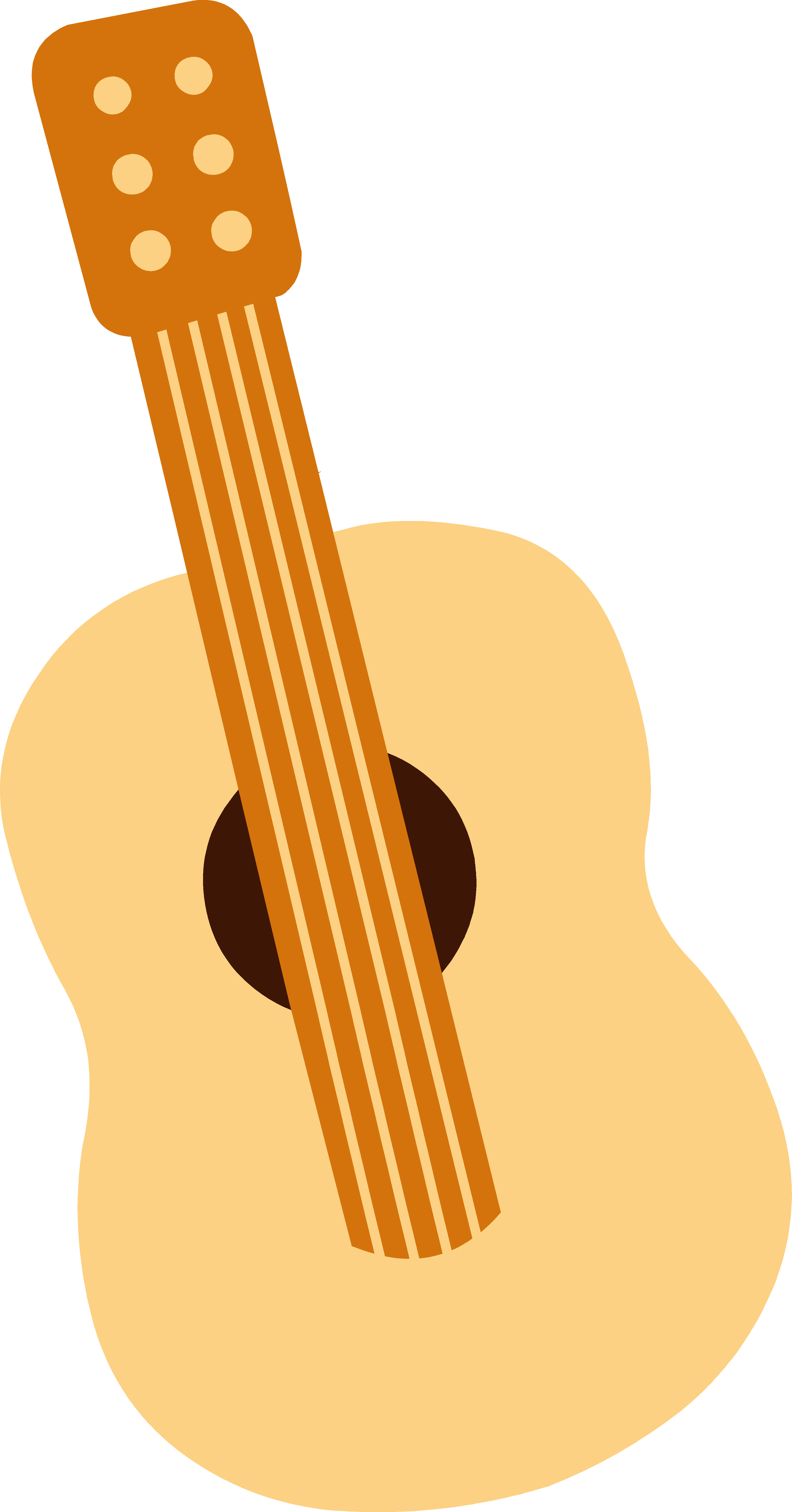Guitar Clip Art - Toy Guitar Clip Art (3487x6652)