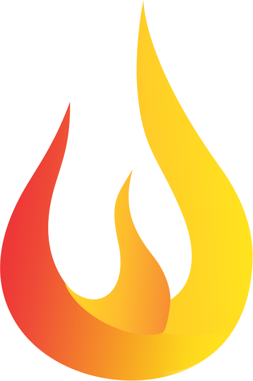 Logo Flame Bonfire - Logo De Llama De Fuego (509x768)