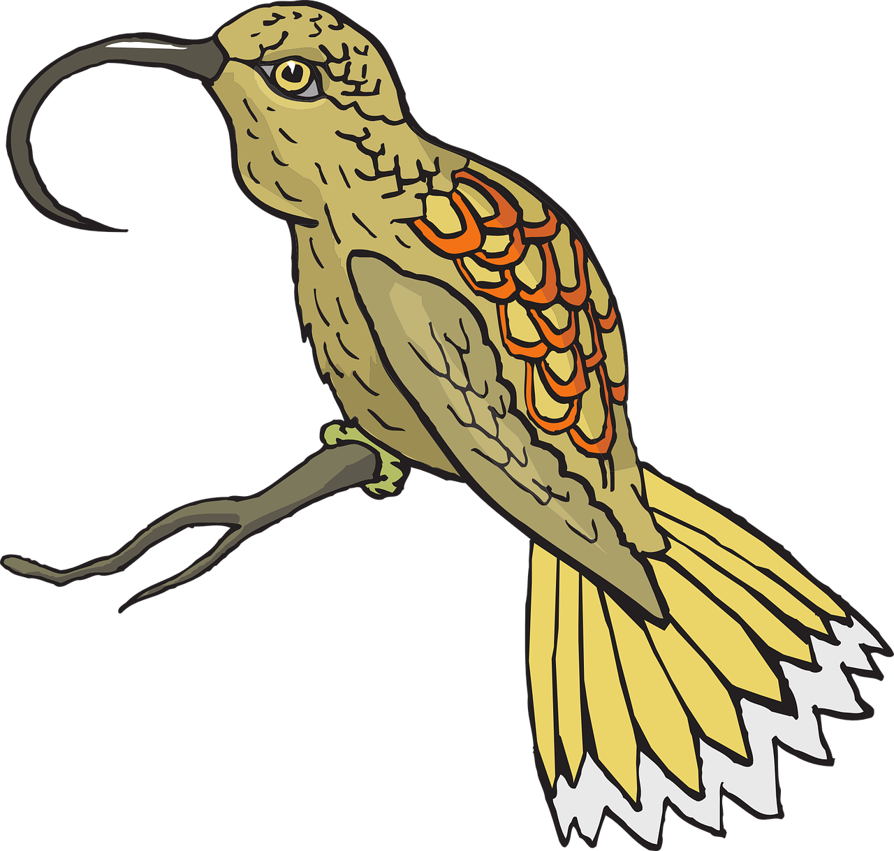 Free Hummingbird Clipart 22, - Sunbirds Clipart (1280x1218)