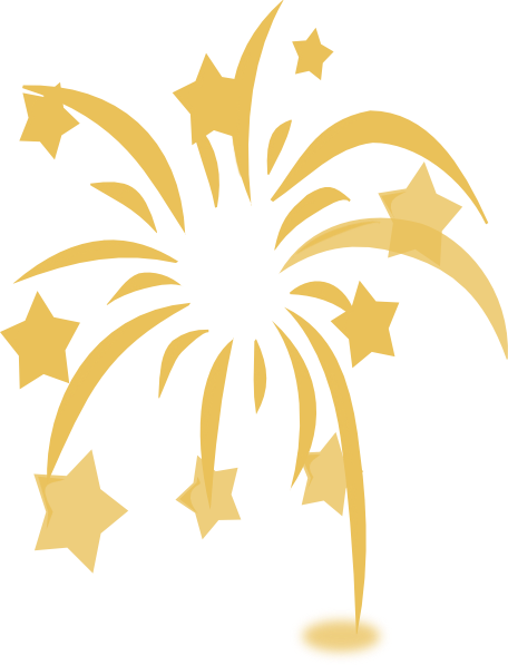 Fireworks Digital Clipart - 4th Of July Cross Stitch Patterns Free (456x597)