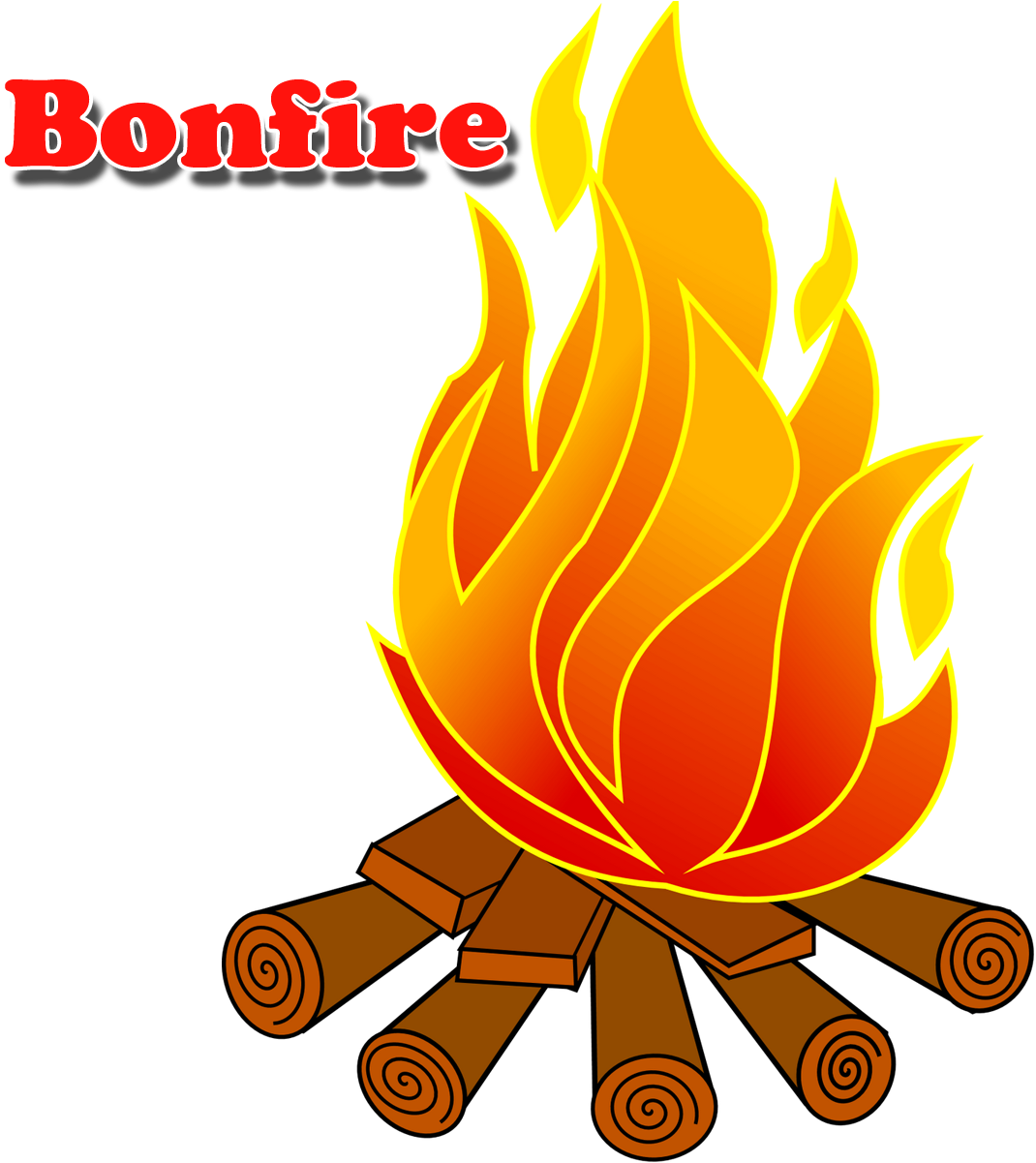Bonfire Png - Transparent Background Campfire Clipart (1920x1200)