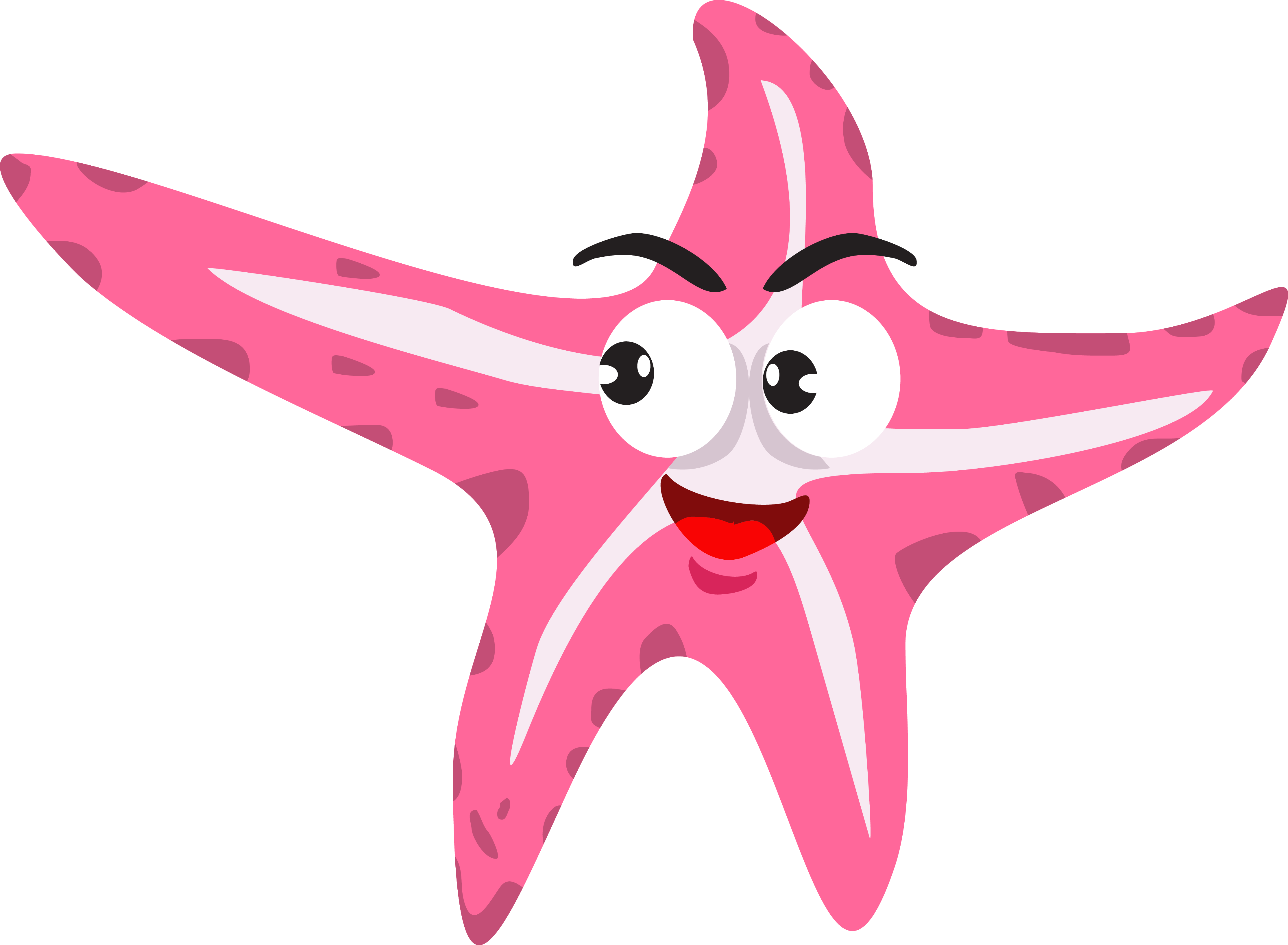 Starfish Pink Clip Art Vector Pink Starfish 4455 3269 - Starfish Pink Clip Art Vector Pink Starfish 4455 3269 (4455x3269)